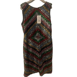 Milly Minis Sequin Multicolor Sparkling Dress NWT